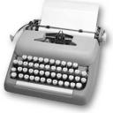Old-school typewriter