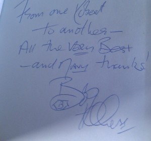 Bob Holness autograph