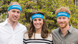 Duke & Duchess of Cambridge and Prince Harry promoting mental health charity Headstogether