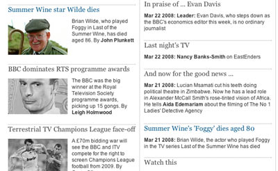 Brian Wilde - how old was he?