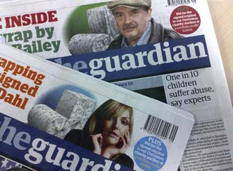 Does anyone give a stuff about the Guardian's celeb wrapping paper?