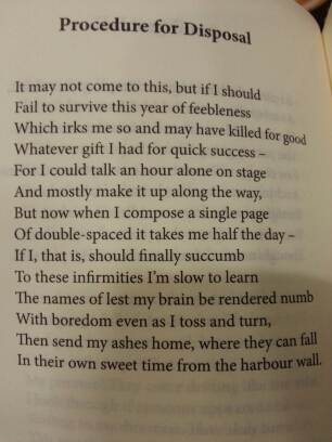 Lunchtime brain food From Sentenced to Life by Clive James