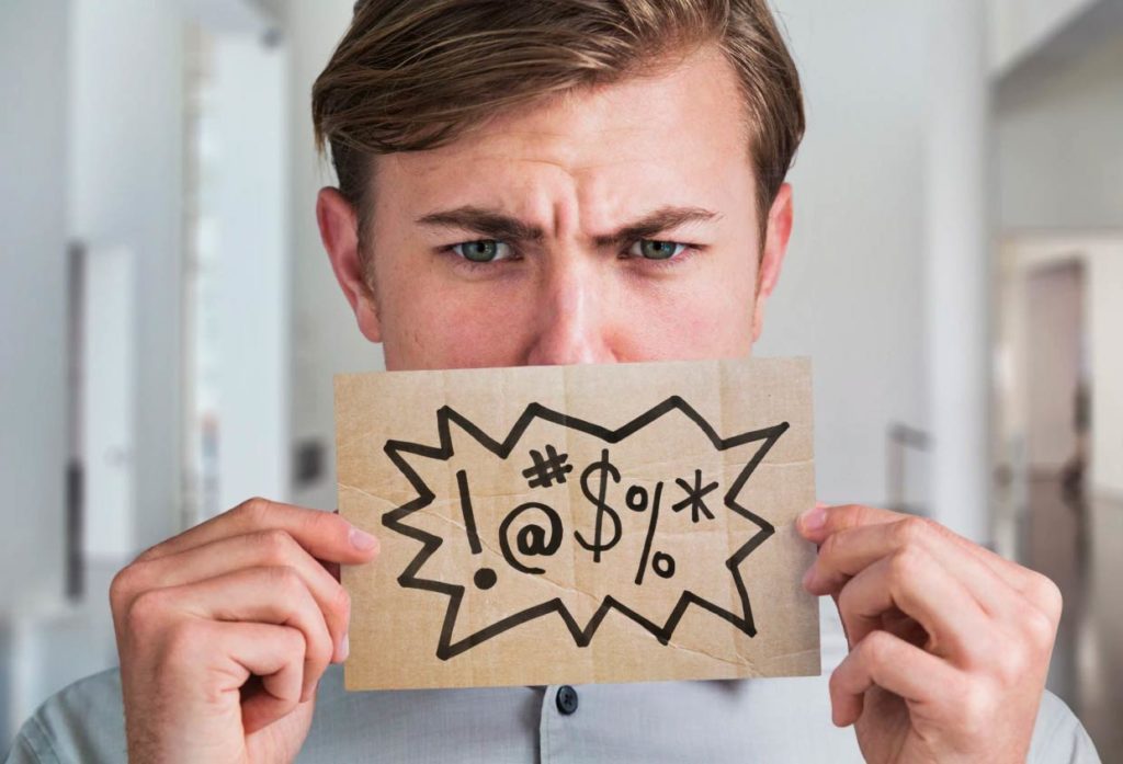 How 'sweary' do swearwords need to be?